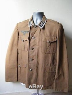Original WW2 German Heer Officer / NCO Lightweight Tropical Jacket