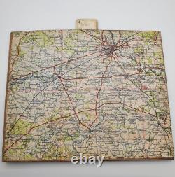 Original WW2 German Heereskarte Folding Map S53 Brest-Litowsk Linen Ostfront War