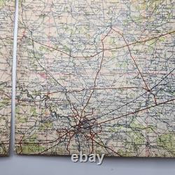 Original WW2 German Heereskarte Folding Map S53 Brest-Litowsk Linen Ostfront War