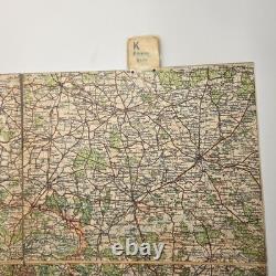 Original WW2 German Heereskarte Map HALLE-BRESLAU Linen-Backed 1300k Grossblatt