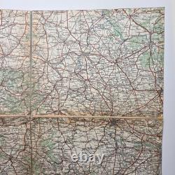 Original WW2 German Heereskarte Map HALLE-BRESLAU Linen-Backed 1300k Grossblatt