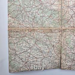 Original WW2 German Heereskarte Map HALLE-BRESLAU Linen-Backed 1300k Grossblatt