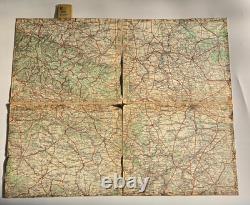 Original WW2 German Heereskarte Map HALLE-BRESLAU Linen-Backed 1300k Grossblatt