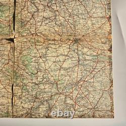 Original WW2 German Heereskarte Map HALLE-BRESLAU Linen-Backed 1300k Grossblatt