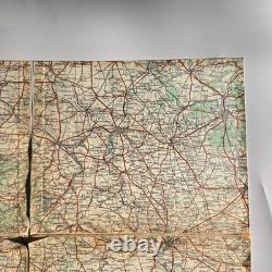 Original WW2 German Heereskarte Map HALLE-BRESLAU Linen-Backed 1300k Grossblatt