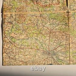 Original WW2 German Heereskarte Map HALLE-BRESLAU Linen-Backed 1300k Grossblatt