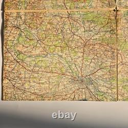 Original WW2 German Heereskarte Map HALLE-BRESLAU Linen-Backed 1300k Grossblatt