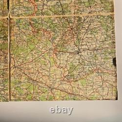 Original WW2 German Heereskarte Map HALLE-BRESLAU Linen-Backed 1300k Grossblatt