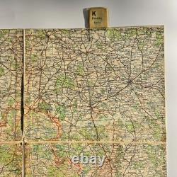 Original WW2 German Heereskarte Map HALLE-BRESLAU Linen-Backed 1300k Grossblatt