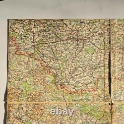 Original WW2 German Heereskarte Map HALLE-BRESLAU Linen-Backed 1300k Grossblatt