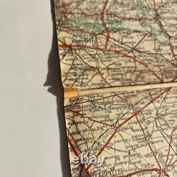 Original WW2 German Heereskarte Map HALLE-BRESLAU Linen-Backed 1300k Grossblatt