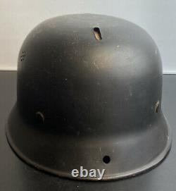 Original WW2 German Helmet Stamped BXF 1934 with Liner by Carl Henkel