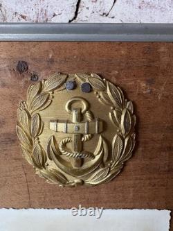 Original WW2 German Kriegsmarine Part Belt Buckle Photographs On Period Frame