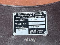 Original WW2 German Luftwaffe Pilot Officer Bomber Navigations Brief Case