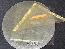 Original WW2 German Luftwaffe Pilot Officer Bomber Navigations Brief Case