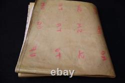 Original WW2 German Luftwaffe Pilots Waterproof Map of Paris / Reims LARGE