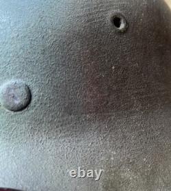 Original WW2 German M42 Camo Helmet