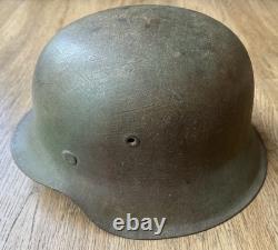 Original WW2 German M42 Camo Helmet