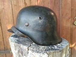 Original WW2 German M42 Helmet