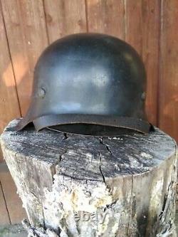 Original WW2 German M42 Helmet