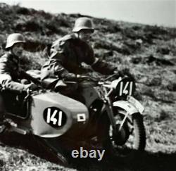 Original WW2 German Photo Wehrmacht Sidecars ZUNDAPP Motor Championship 1938