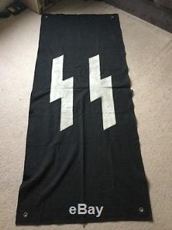 Original WW2 German SS Banner / ID Flag in Excellent Condition