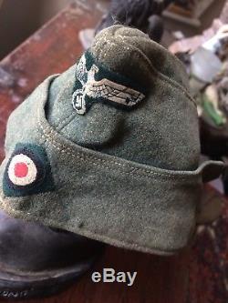 Original WW2 German Side Cap