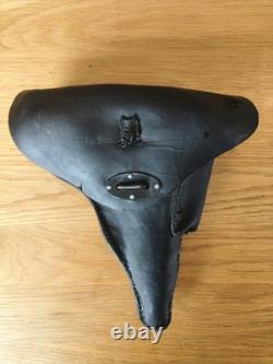 Original WW2 German Walther P38 Hardshell Leather Holster BML43 Hans Römer