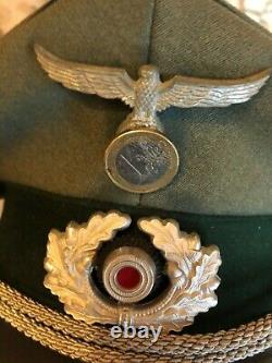 Original WW2 German Wehrmacht Officers Peaked Cap