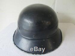 Original WW2 German Wehrmachtgefolge Volkssturm Nazi Partisan M38 LSW Stahlhelm