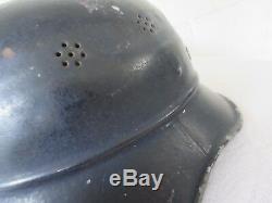 Original WW2 German Wehrmachtgefolge Volkssturm Nazi Partisan M38 LSW Stahlhelm