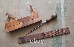 Original WW2 German army Relic Hand Tools Kit Plane Rasp Awl # 1936-41