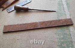 Original WW2 German army Relic Hand Tools Kit Plane Rasp Awl # 1936-41