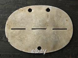 Original WW2 German army Soldiers Dog Tag- ID # E. Kp. Inf. Reit. Zg. 8 (CAVALRY)