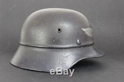 Original WW2 German helmet Mod. 35 with liner -Antiaircraft defense