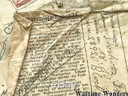 Original WW2 German x4 Letters from Dachau Concentration Camp