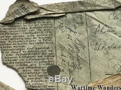 Original WW2 German x4 Letters from Dachau Concentration Camp