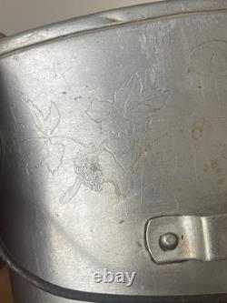 Original WW2 Italian M30 Mess Tin German Folk Art Trench Art Engraved POW DAK