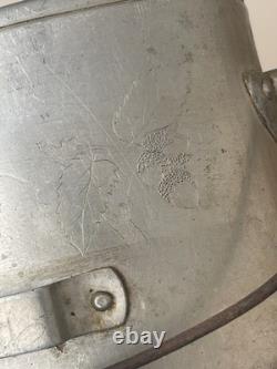 Original WW2 Italian M30 Mess Tin German Folk Art Trench Art Engraved POW DAK