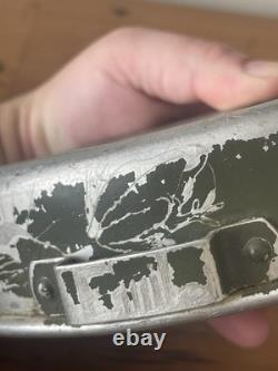 Original WW2 Italian M30 Mess Tin German Folk Art Trench Art Engraved POW DAK