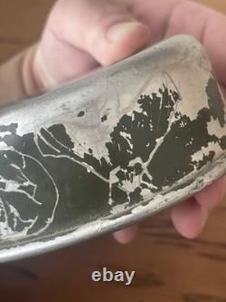Original WW2 Italian M30 Mess Tin German Folk Art Trench Art Engraved POW DAK