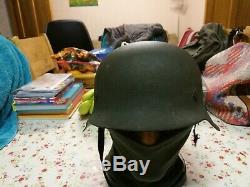 Original WW2 M42 Raw Edge German Helmet