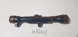 Original WW2 Nazi Mauser K98 Sniper Rifle Scope ZF39 Carl Zeiss Claw Mount