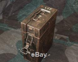 Original WW2 Relic German 2 cm Flak 30/38 transp. Container / Box / Crate = 1942
