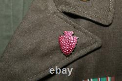 Original WW2 U. S. Army 28th I. D. Ike Jacket 1945 d. WithGerman Made DI's & Hat