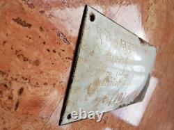 Original WW2 WWII German Enamel Sign Not-Tür Emergency Door Fire Exit Industrial