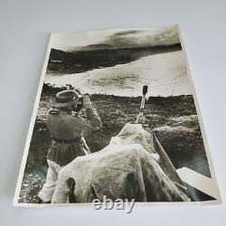 Original WW2 WWII German Press Photo militaria Official Coastal Defense flak old