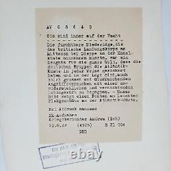 Original WW2 WWII German Press Photo militaria Official Coastal Defense flak old