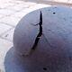 Original WW2 WWII German Wehrmacht Helmet, relic from battlefield N7