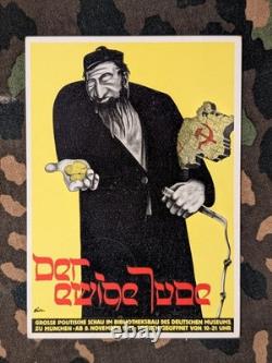 Original WW2 WWII Or Pre German The Eternal Jew Postcard In Perfect Condition